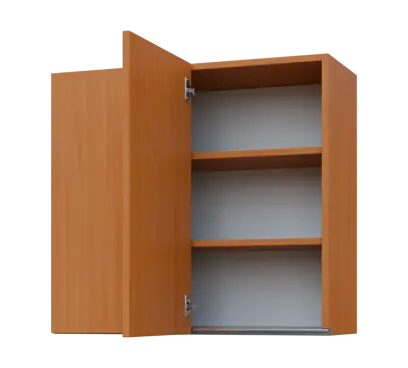 MHHR - 8 horní skříňka, 1-dveřová, rohová, levá, 730x800x300, buk royal